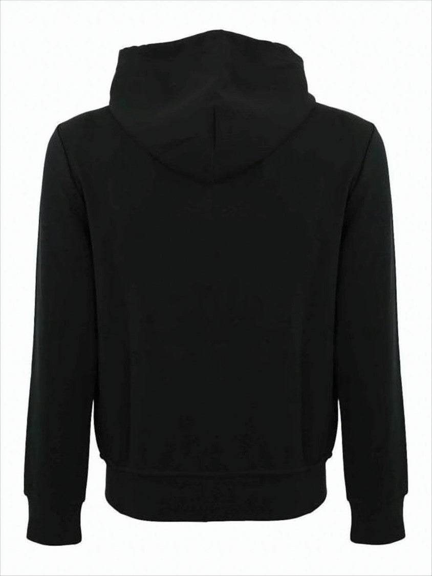 Polo Ralph Lauren Black Zip-Up Hoodie With Drawstring Hood