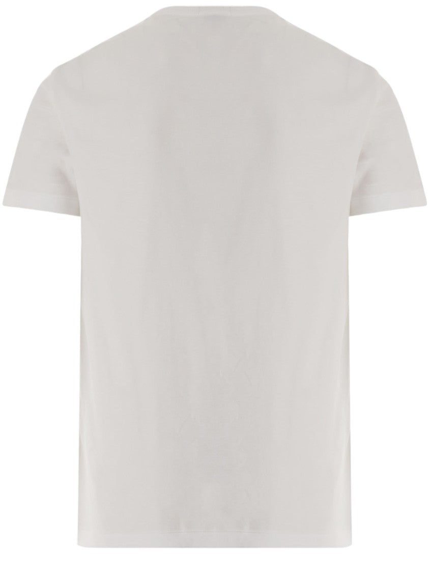 Polo Ralph Lauren White Polo Bear Printed Cotton T-Shirt