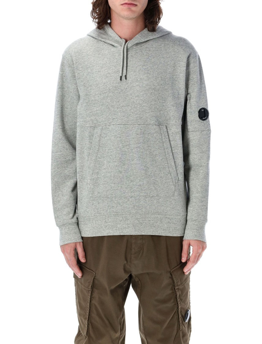 C.P. Company Diagonal Raised Fleece Lens Hooded Sweatshirt