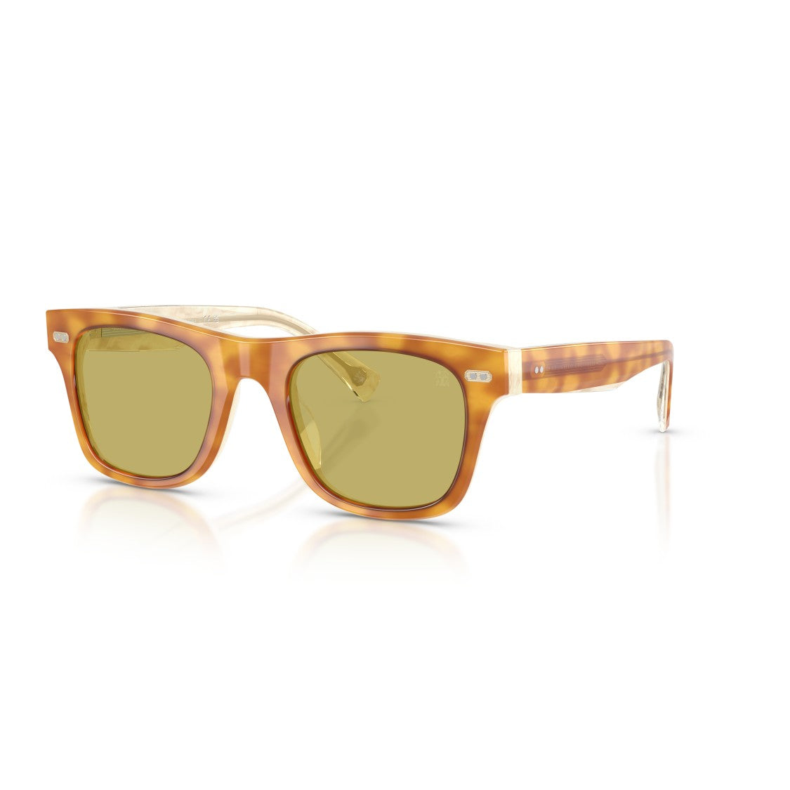Brunello Cucinelli 0Bc4002s Bold Acetate Square Frame Sunglasses With Tortoiseshell Pattern