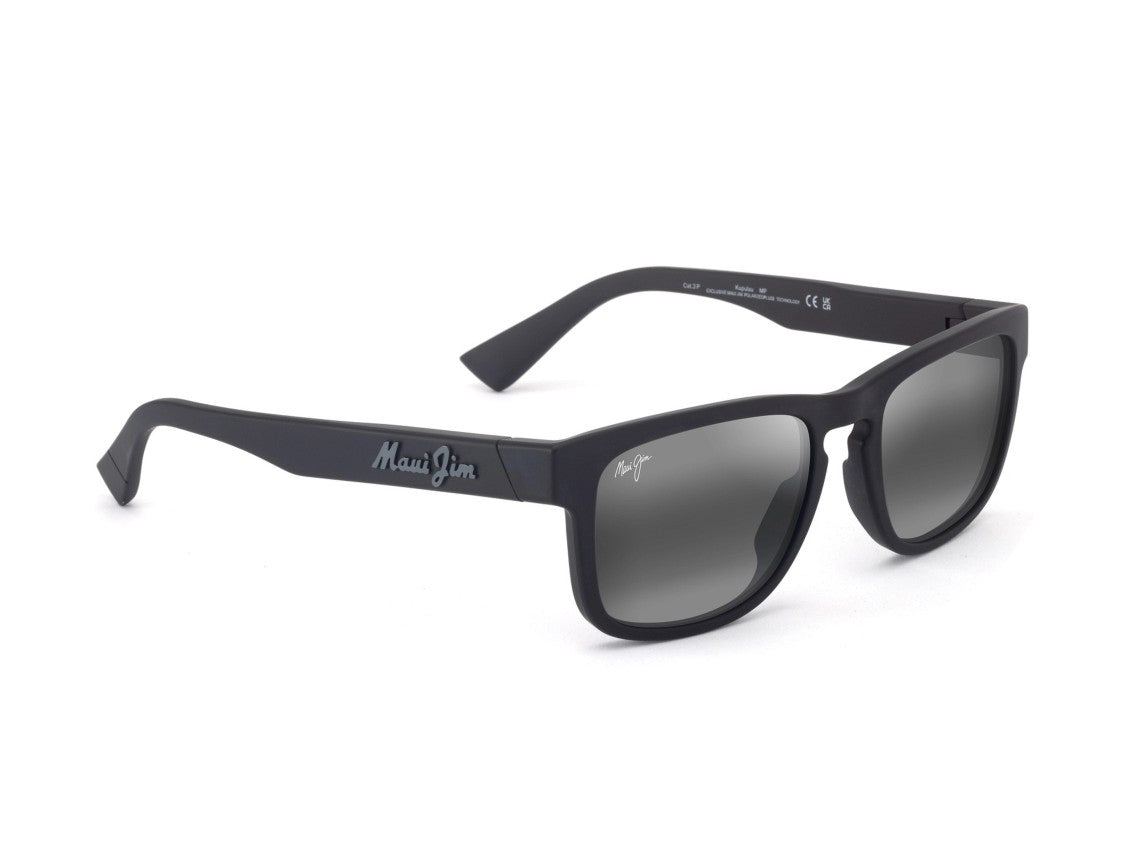Maui Jim Black Mj0593s Square Matte Sunglasses