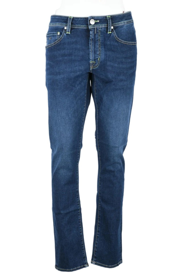 Tramarossa Blue Cotton Pes Elastane Jeans