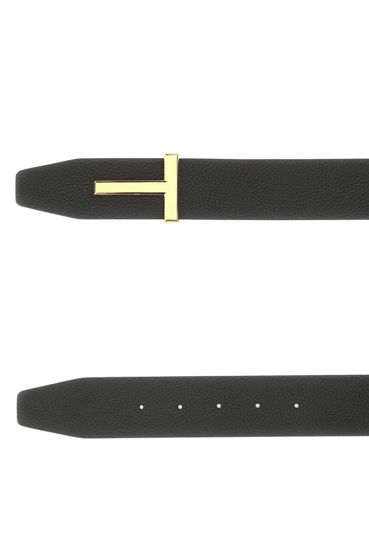 Tom Ford Dark Brown Leather Belt