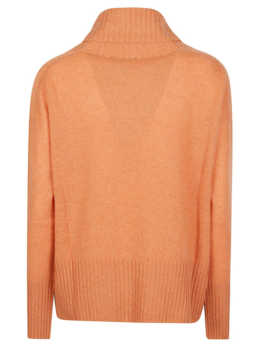 Aragona Finely Knit Ribbed Cashmere Turtleneck