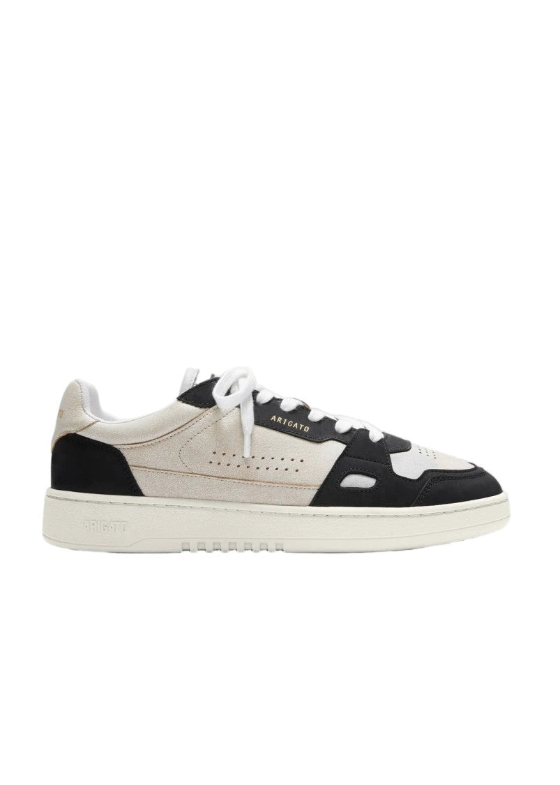 Axel Arigato Beige Black Leather Rubber Sole Sneakers