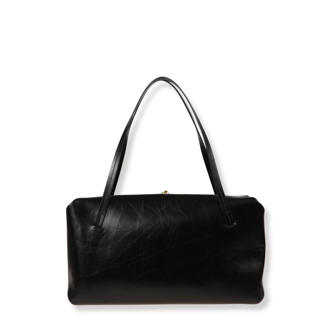 Jil Sander Structured Vintage Leather Handbag