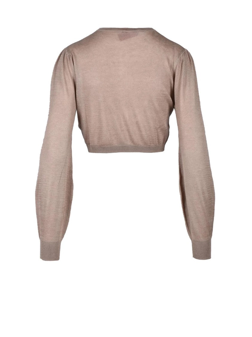 Wild Cashmere Silk And Cashmere Blend Cardigan With Button Front