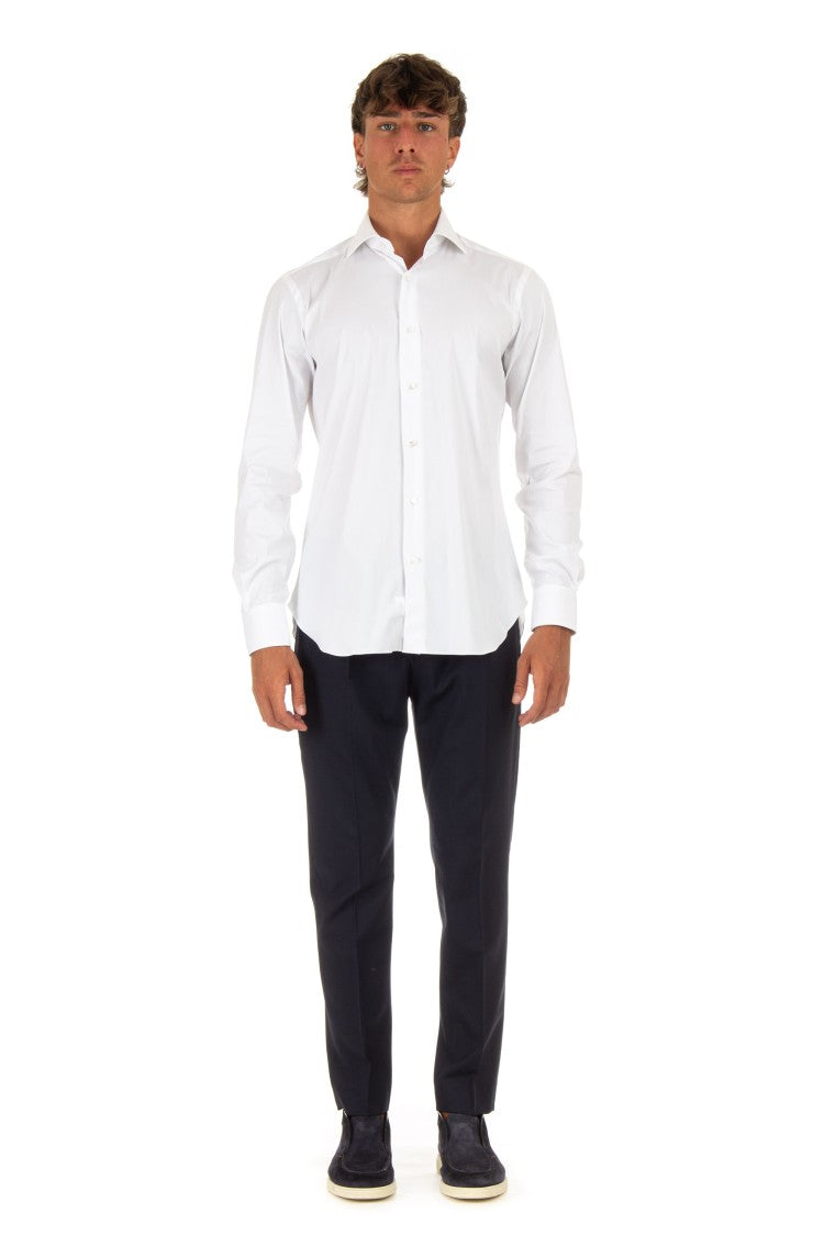 Barba Black Label Stretch Poplin Shirt