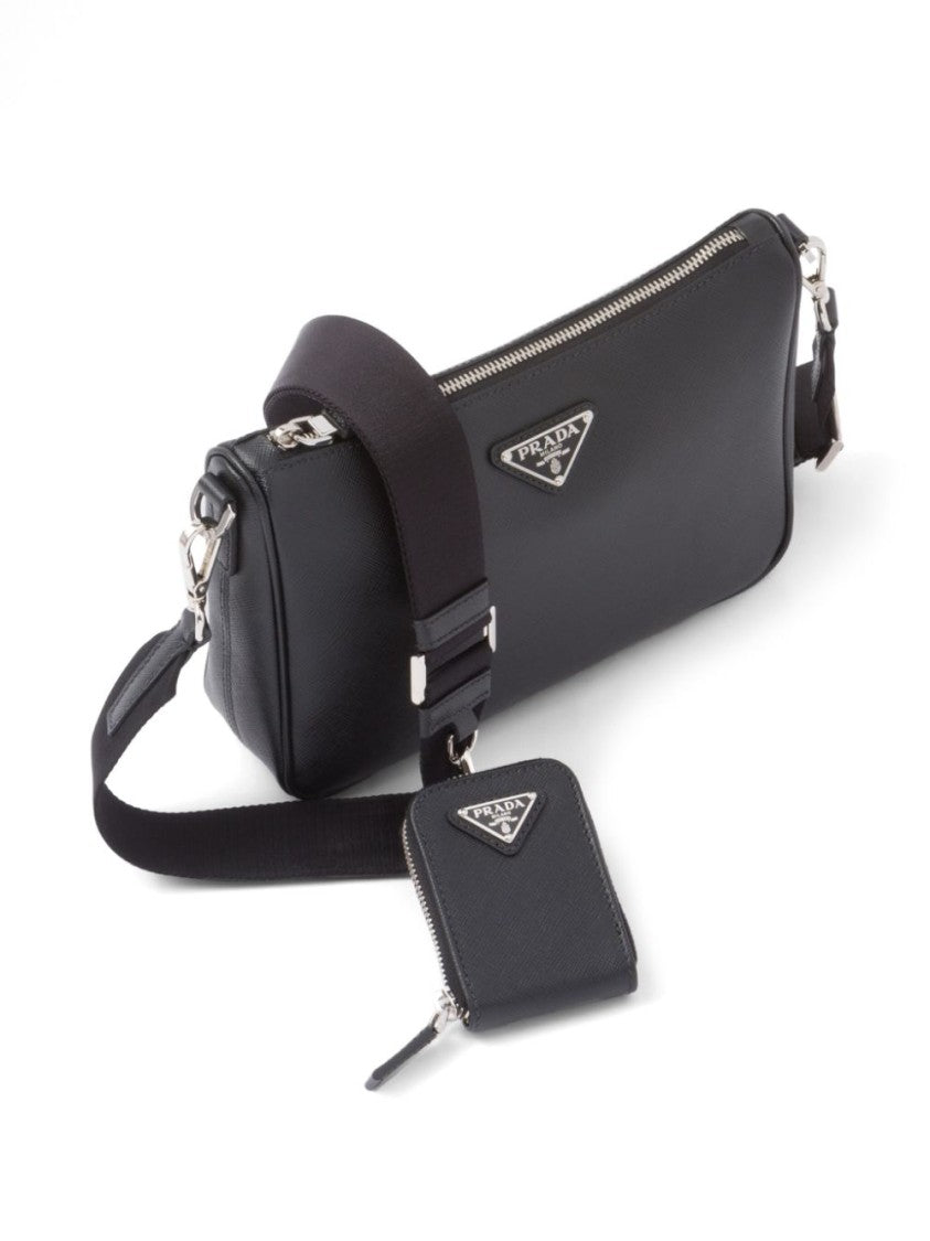 Prada Saffiano-Leather Shoulder Bag