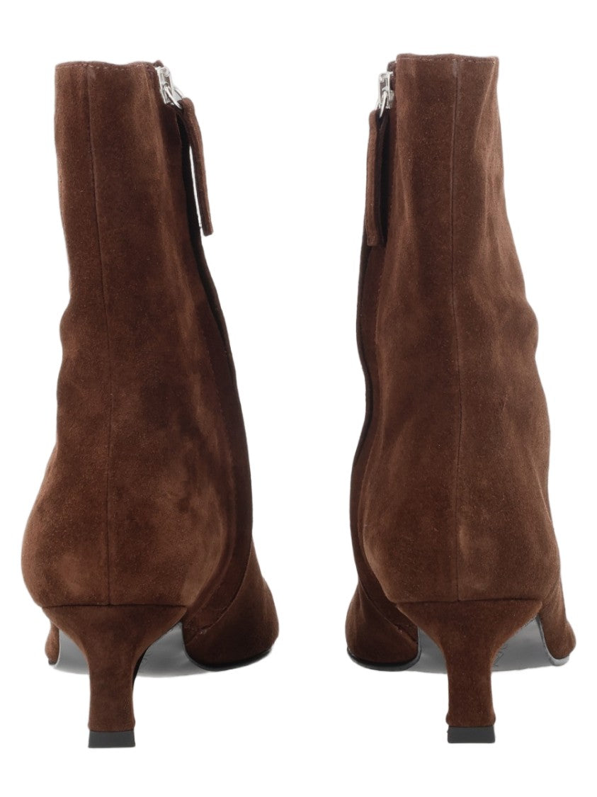 Alohas Ambar Pointed Toe Leather Ankle Boots