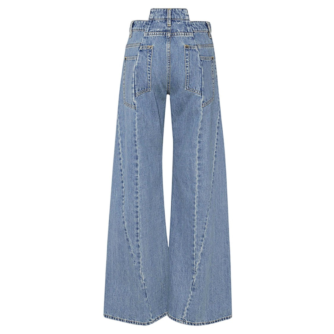 Maison Margiela High-Waisted Wide-Leg Denim Jeans