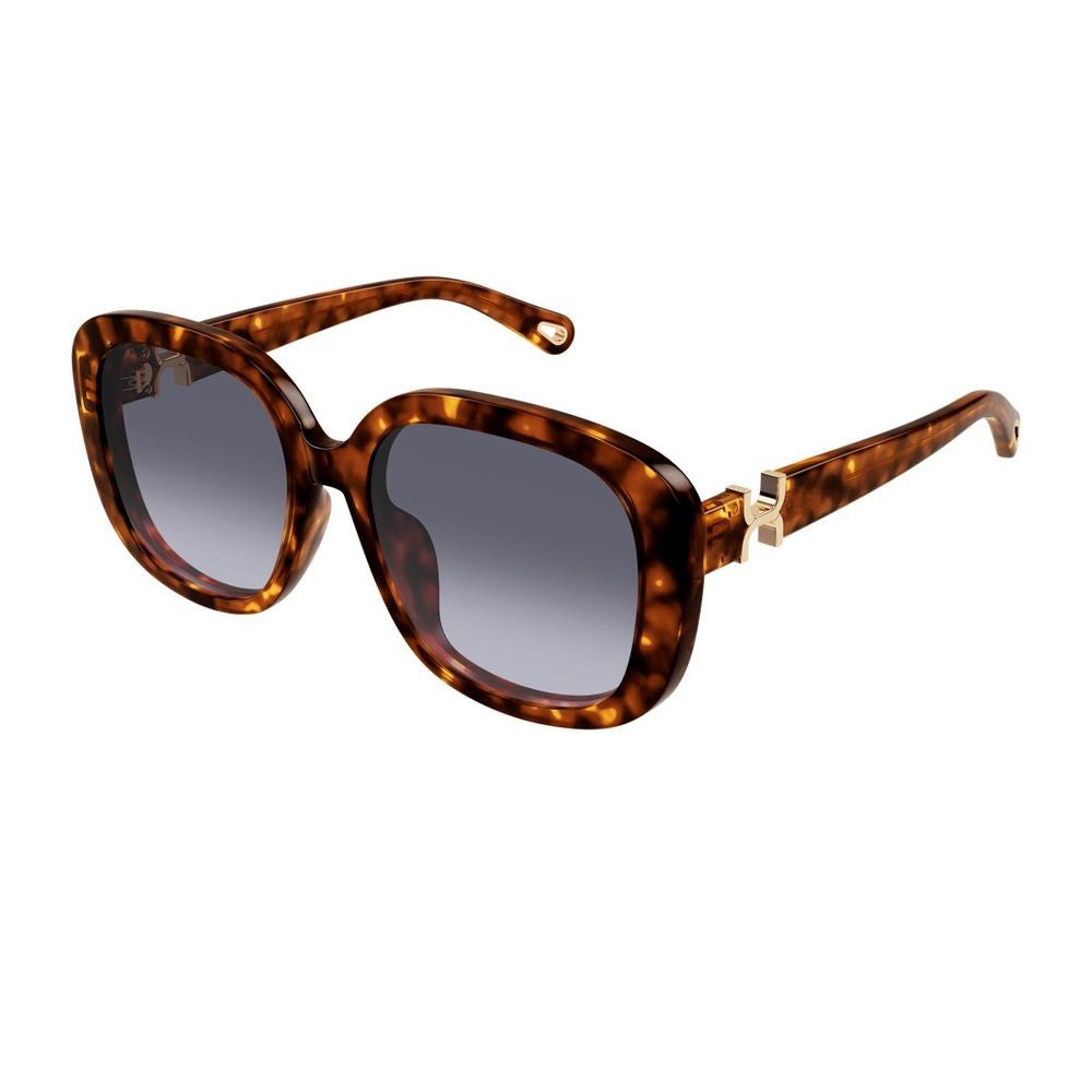 Chloé Ch0303sk Marcie-Linea Chloé Honey Havana Rectangular Sunglasses