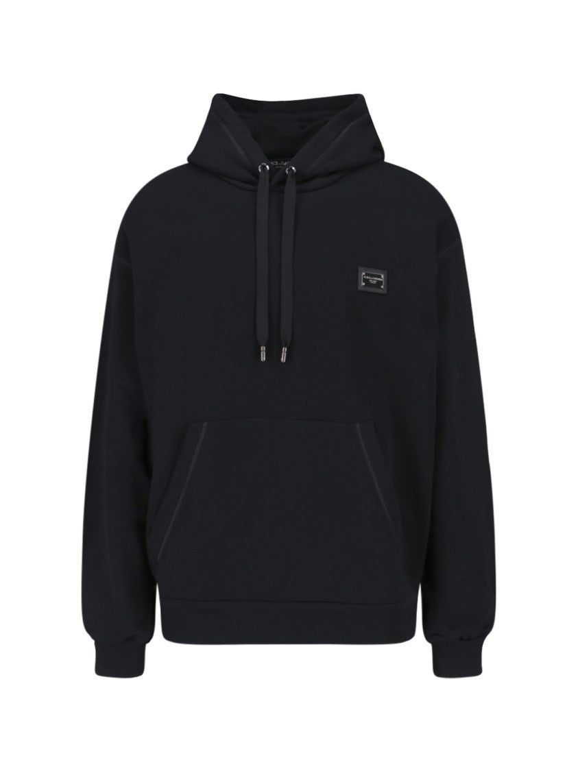 Dolce & Gabbana Logo Hoodie – Black