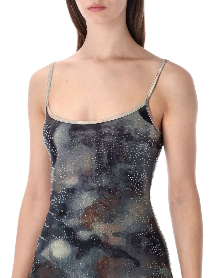 Diesel D-Loop Camou Mini Dress