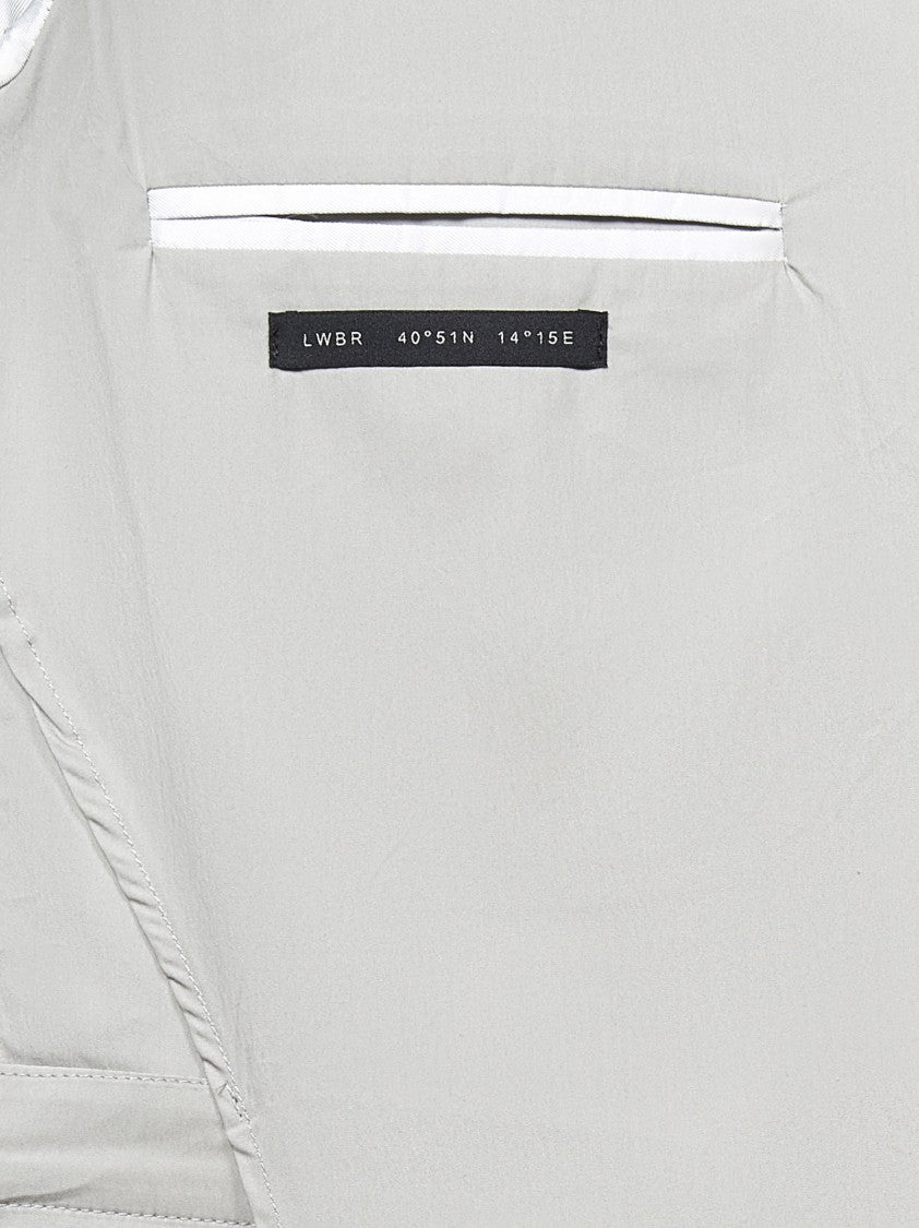 Low Brand Tailored Grey Jacket With Single-Button Closure