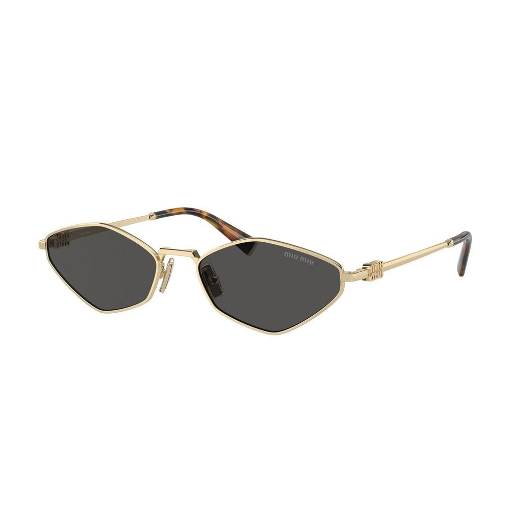 Miu Miu 0Mu 56Zs Geometric Metal Frame Sunglasses