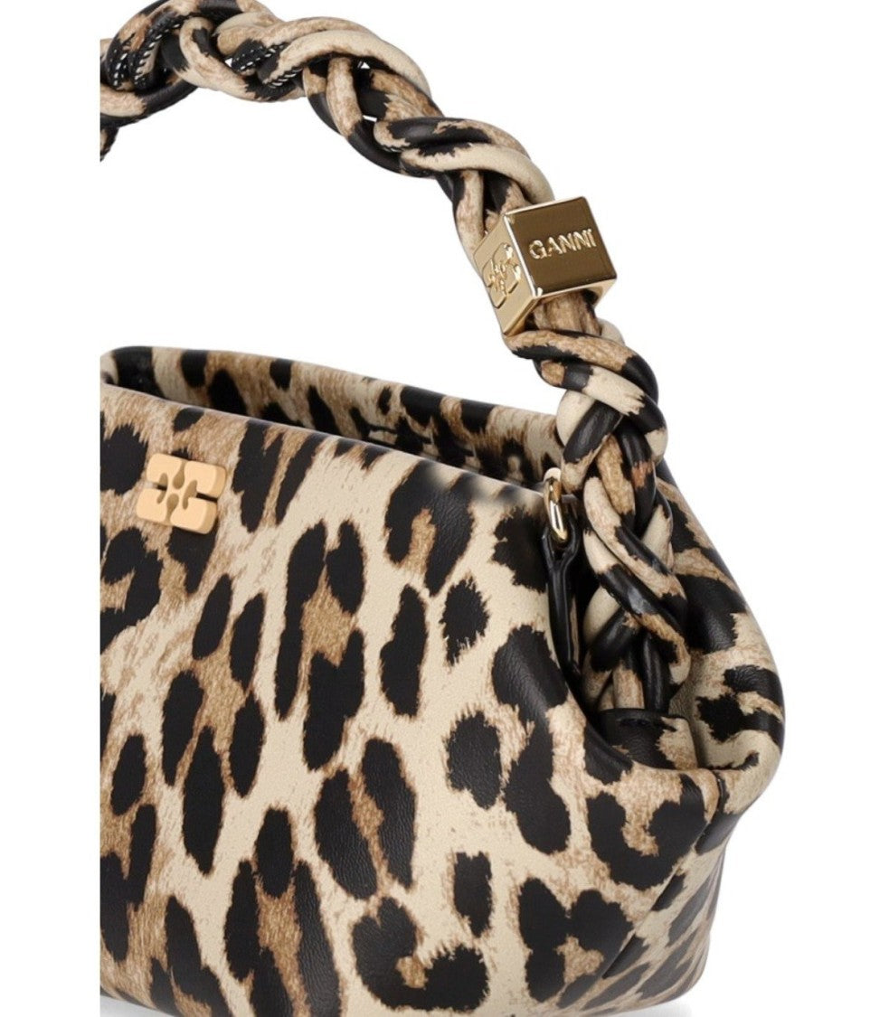 Ganni Bou Mini Animal Print Handbag