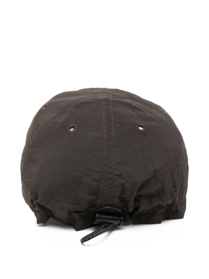 Jacquemus Dark Brown Embroidered Logo Toggle Hat