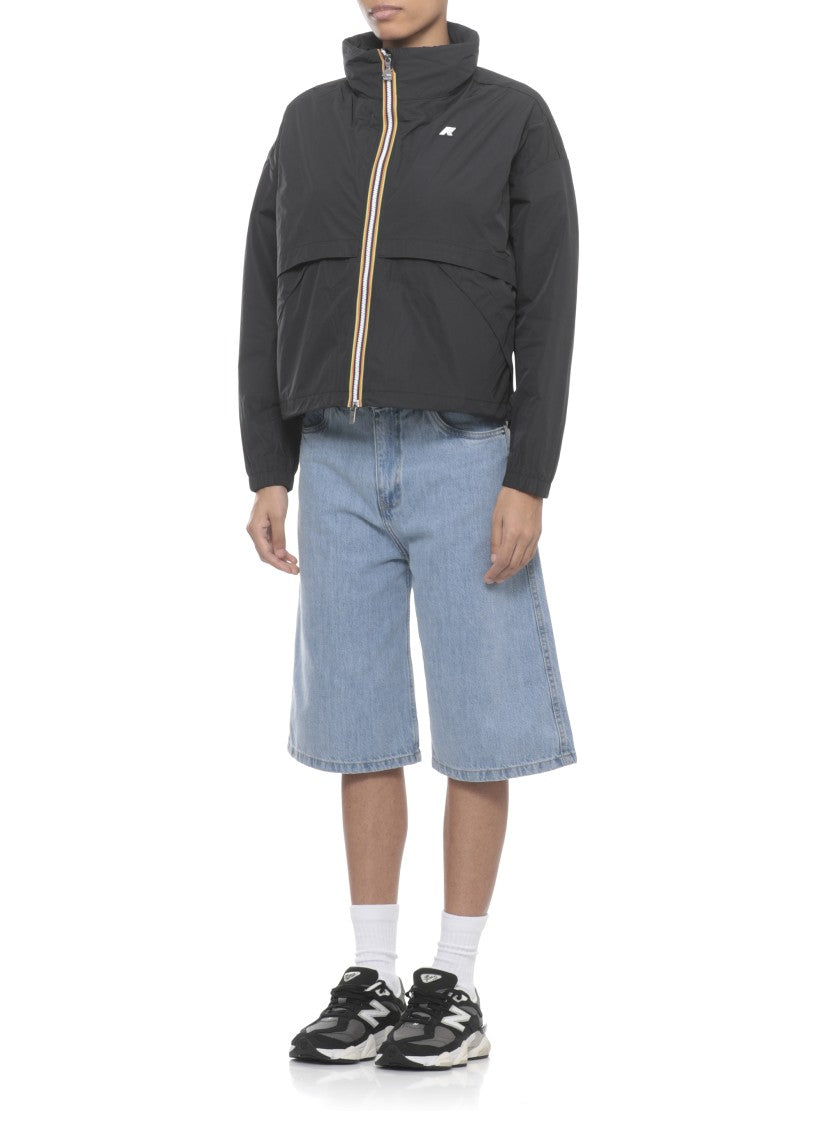 K-Way Black Aubette Memory Touch Jacket