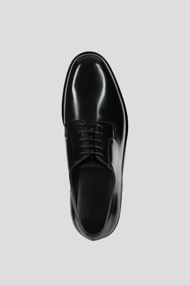 Givenchy Black Leather Lace Up Derby Shoes