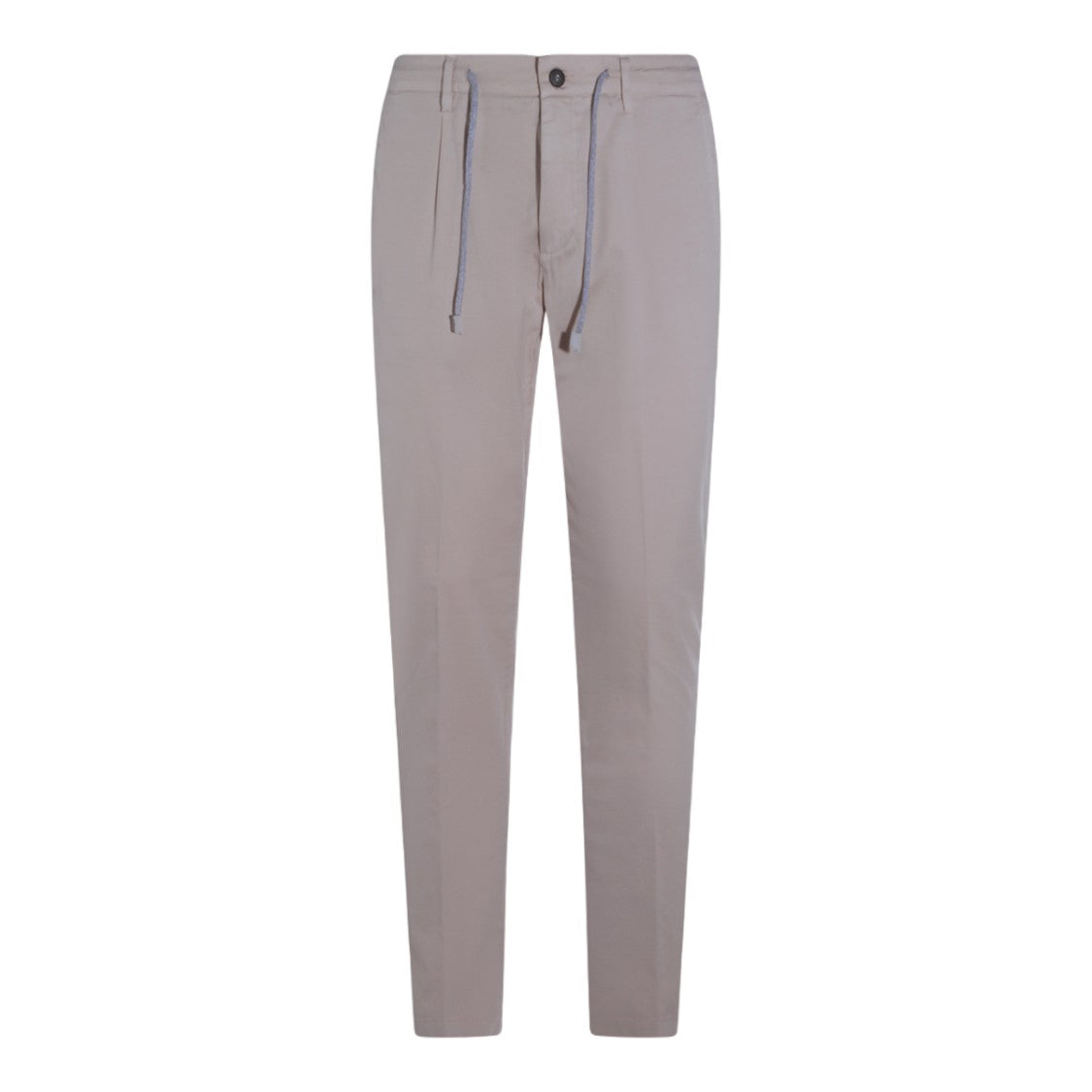 Eleventy Slim Fit Casual Trousers With Adjustable Waist