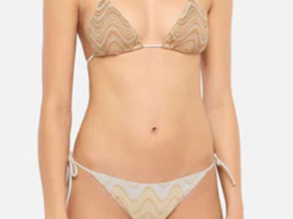 Mc2 Saint Barth Two-Piece Bikini With Classic Triangle Top