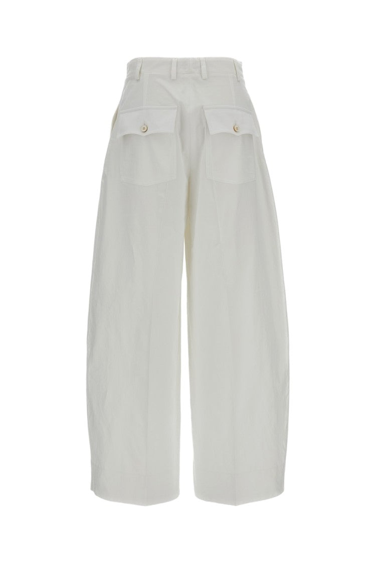 Alberto Biani Wide-Leg Cotton Trousers