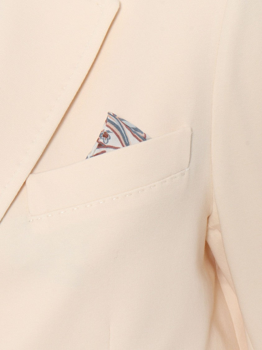 Circolo 1901 Fitted Tailored Blazer With Notched Lapels