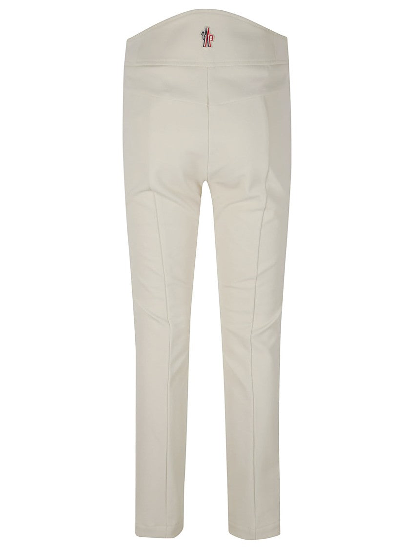 Moncler Grenoble Minimalist Slim Fit Trousers With Technical Fabric