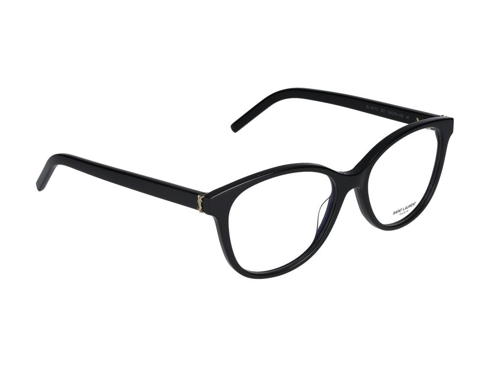 Saint Laurent Eyeglasses Sl M112 001 Black Black Transparent 54/16/145