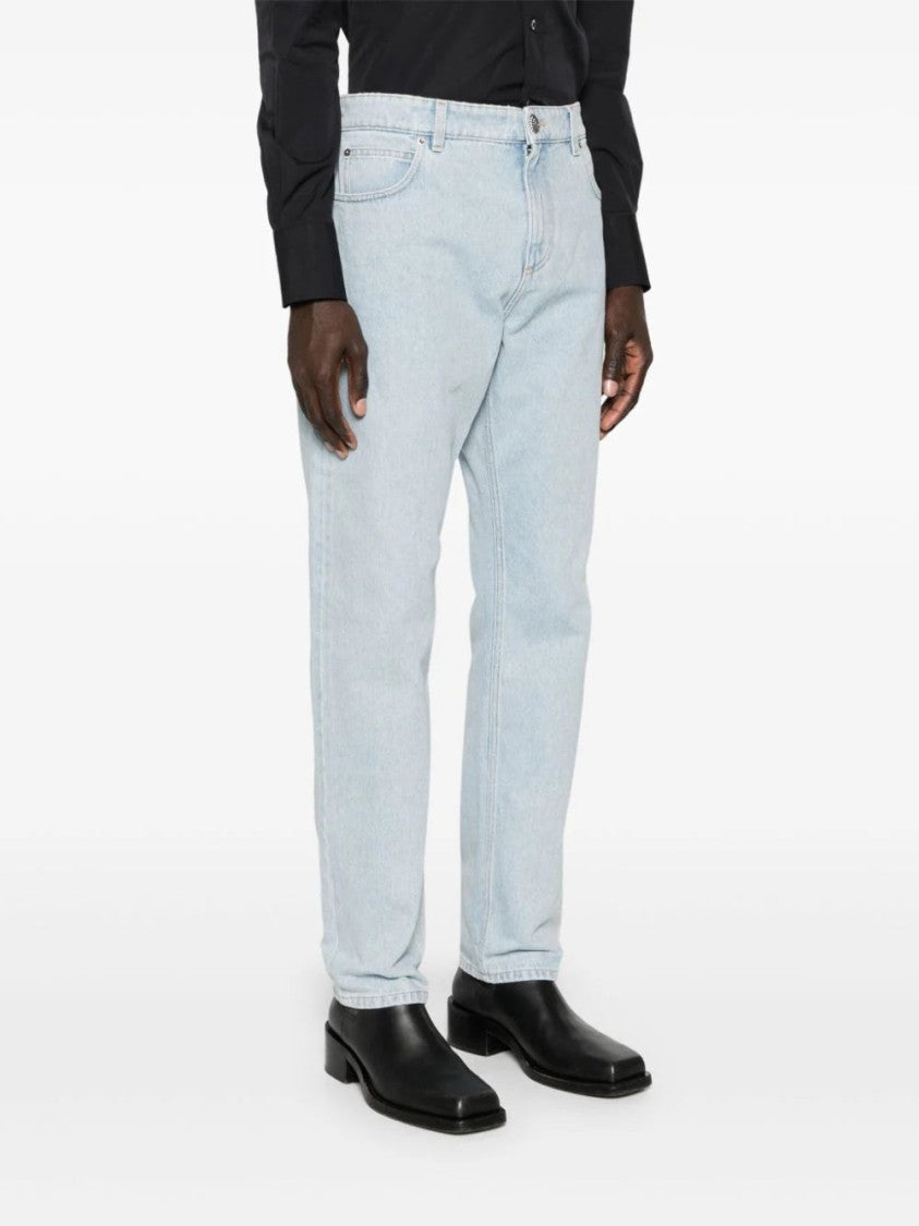 Balmain Mid-Rise Straight Jeans