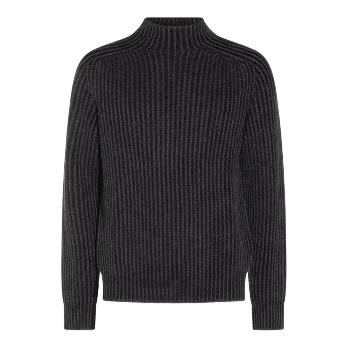04651/A Trip In A Bag Ribbed Knit Sweater With High Neckline