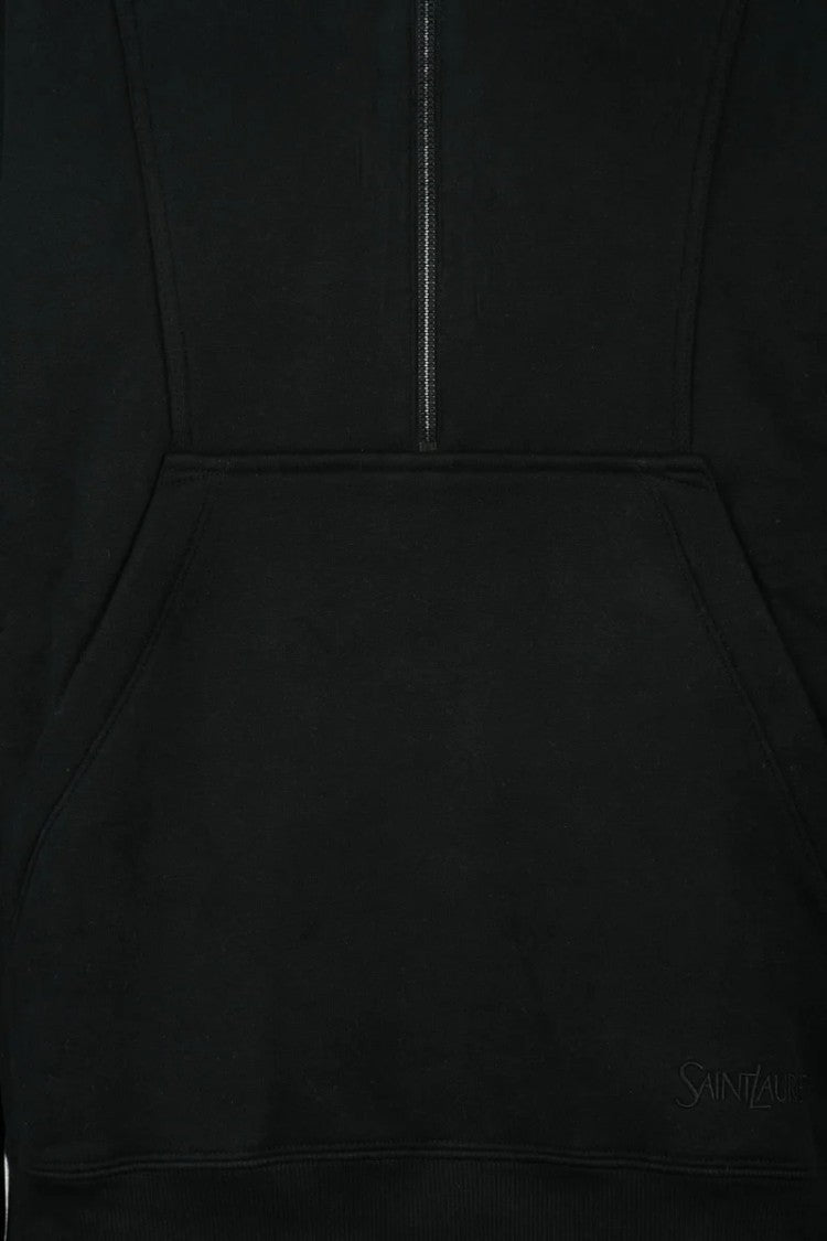 Saint Laurent Zip Hoodie - Black