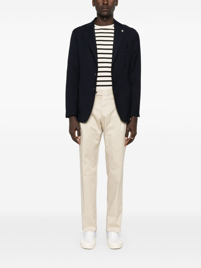 Manuel Ritz Tailored Navy Blue Jacket