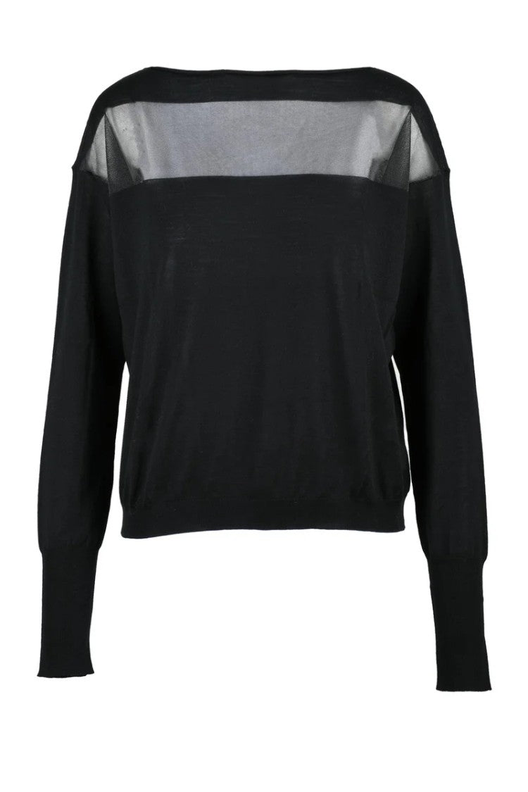 Roberto Collina Under Jacket Sweater - Black