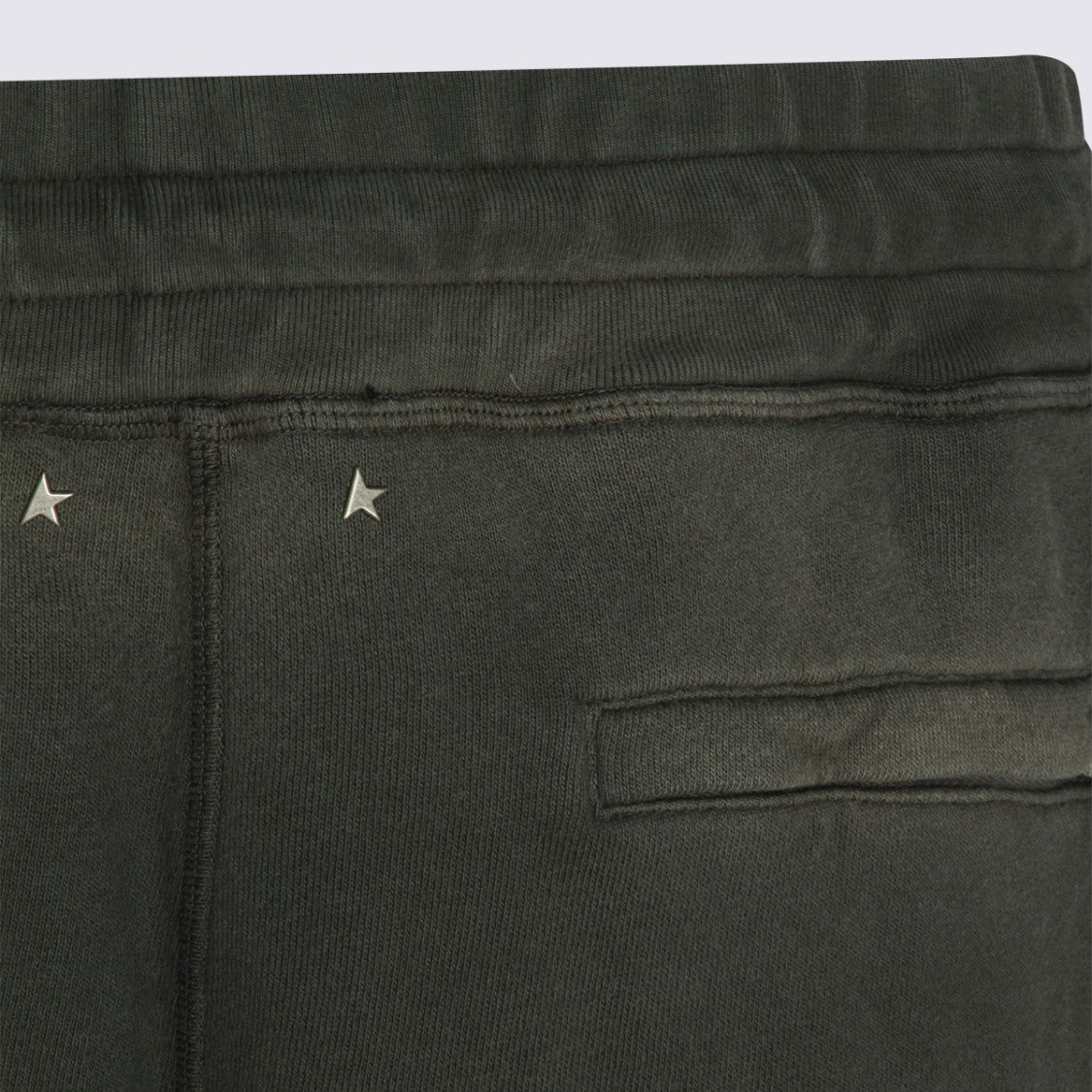 Golden Goose Relaxed Fit Trousers With Adjustable Waistband And Star Accents