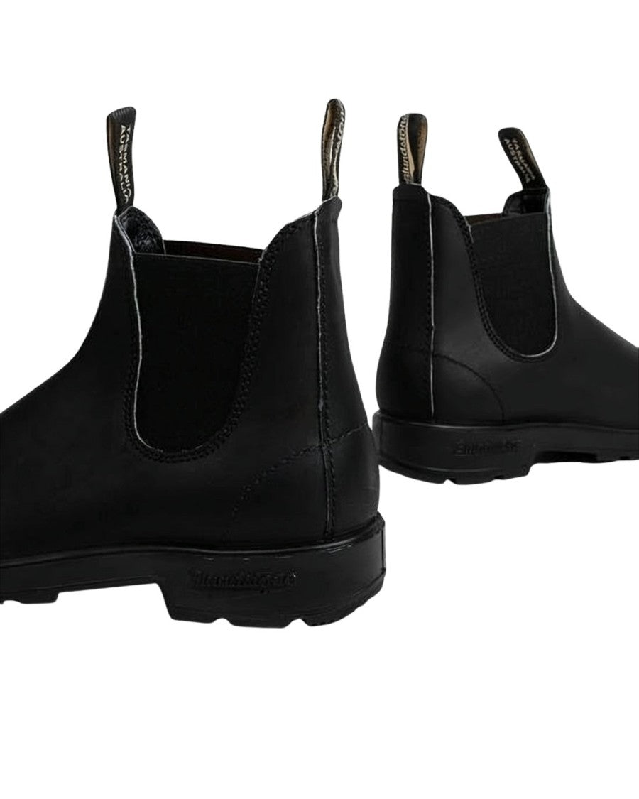 Blundstone Seamless Black Leather Slip-On Boots