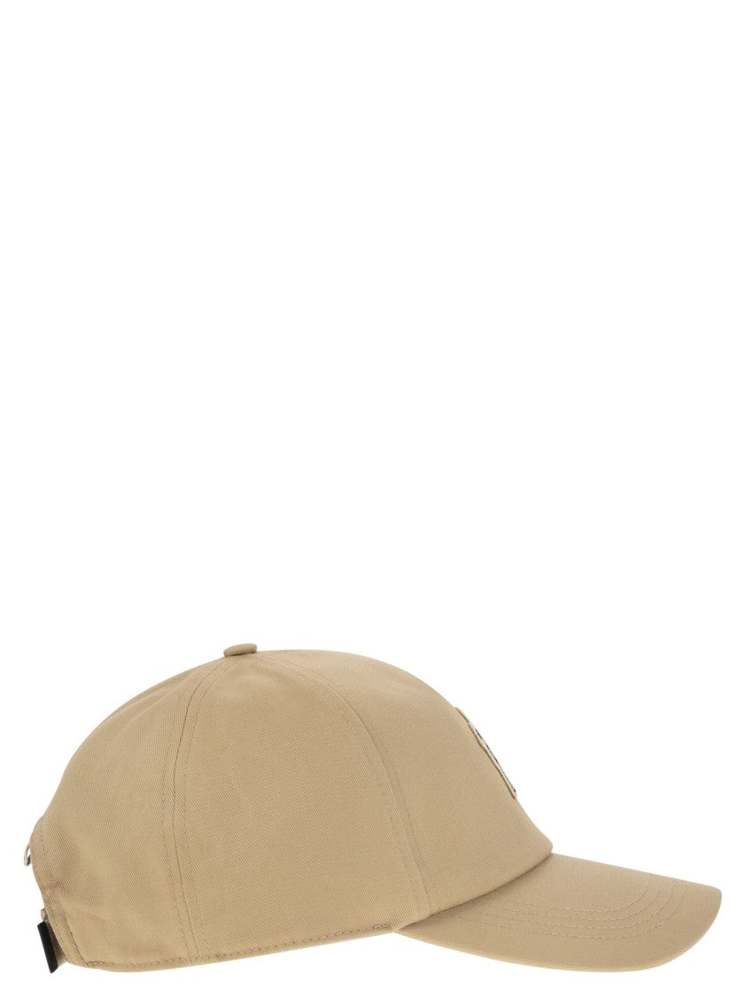 Moncler Grenoble Cotton Gabardine Baseball Cap