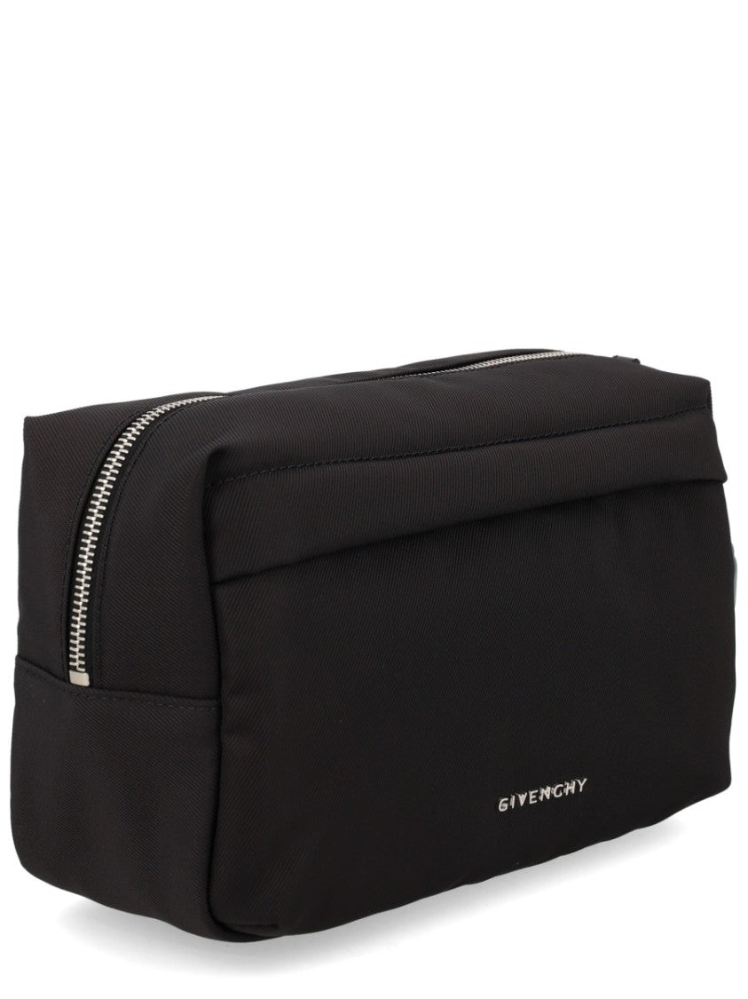 Givenchy Minimalist Zip Polyamide Clutch