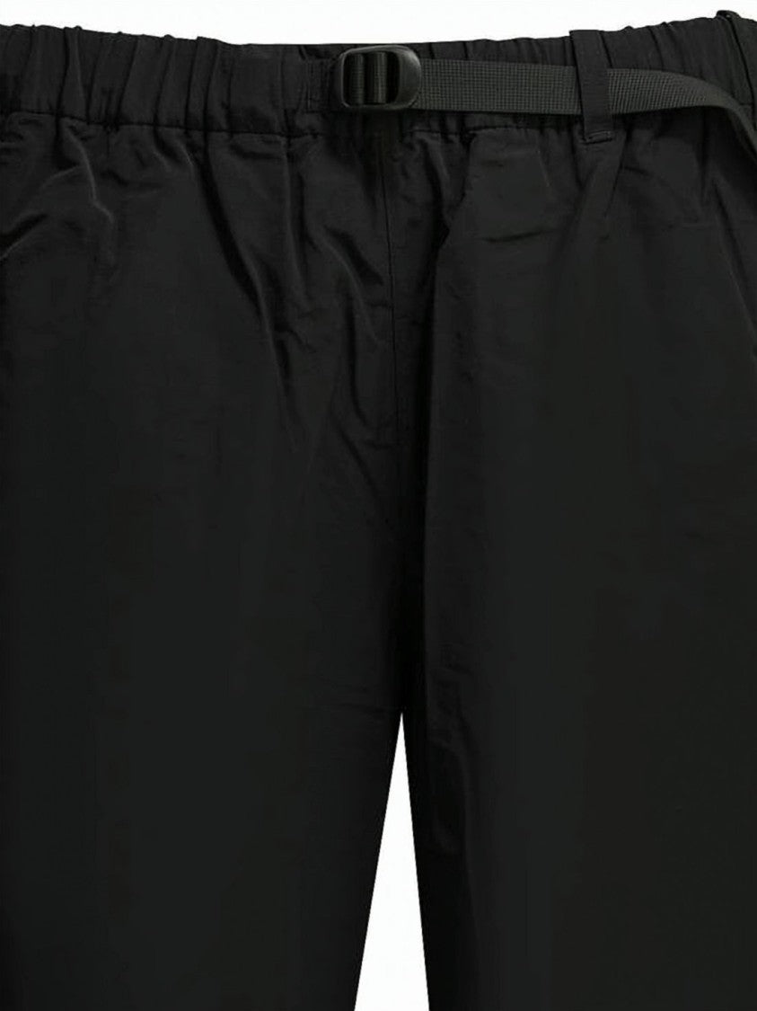 Goldwin Black Minimalist Straight-Leg Buckle Jogger Pants