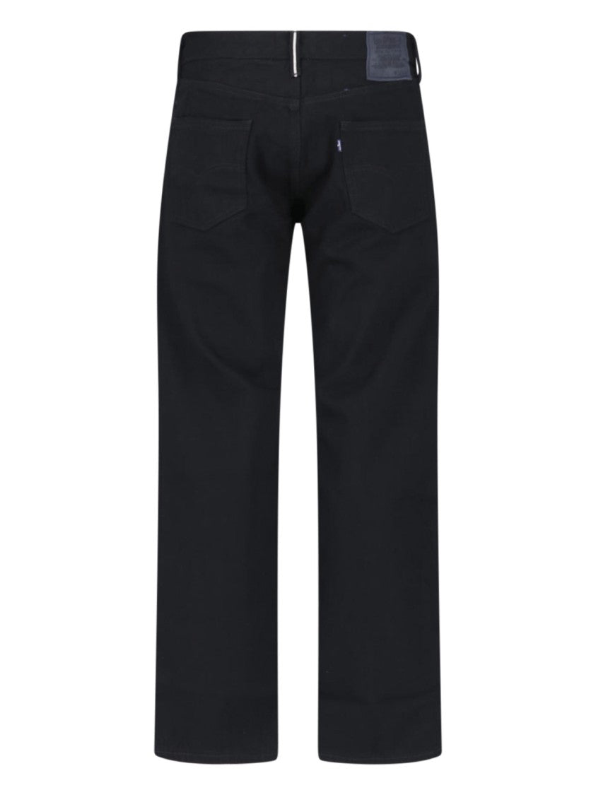 Levi's Strauss Black Anchor Cotton Straight-Leg Jeans