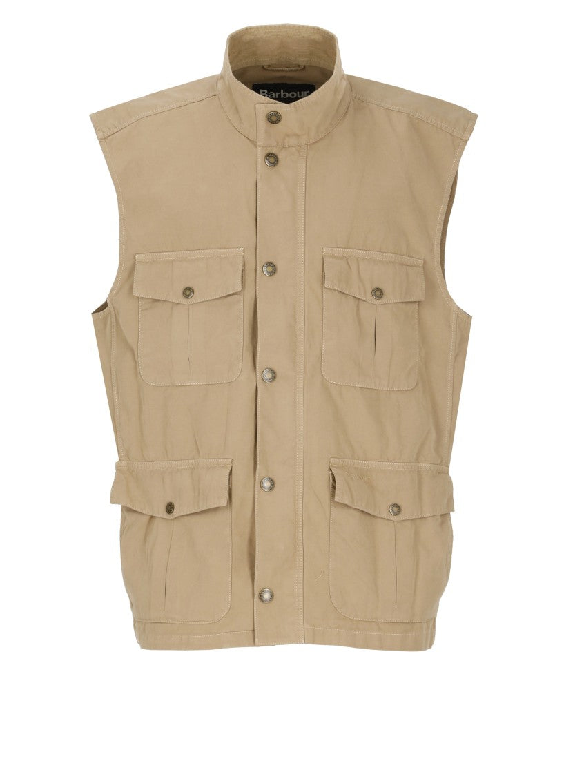 Barbour Beige Casual Corbridge Vest