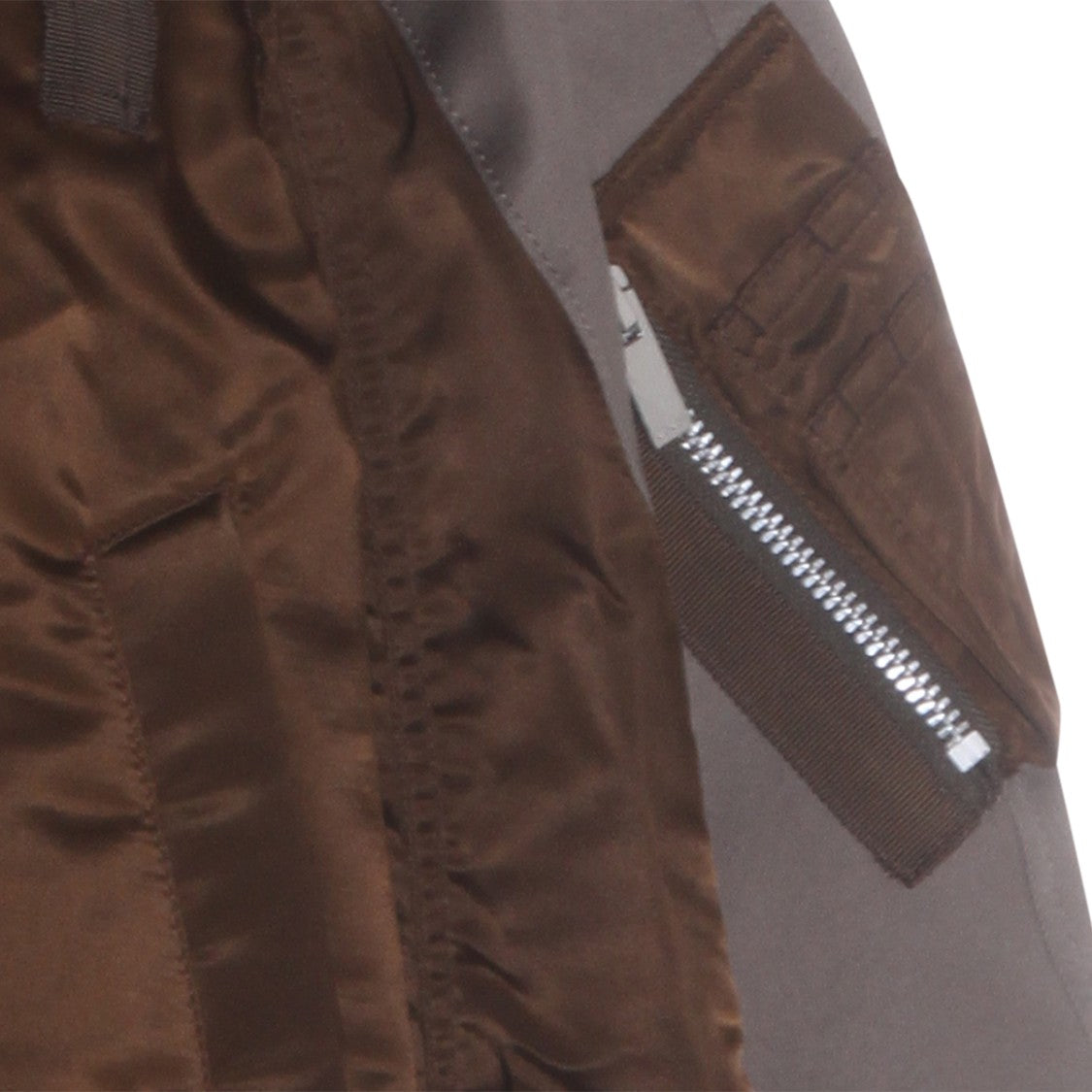 Sacai Layered Contemporary Jacket With Asymmetrical Cuts