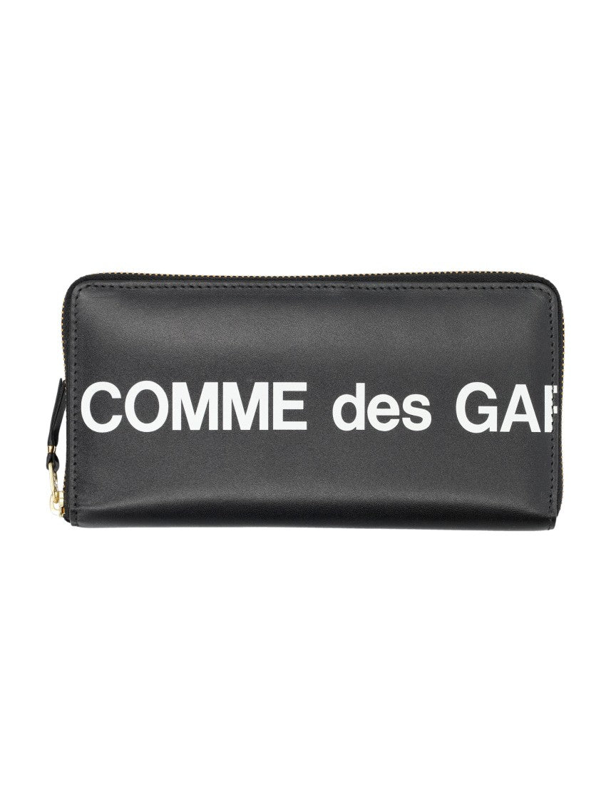 Comme Des Garçons Hugo Logo Zip Wallet